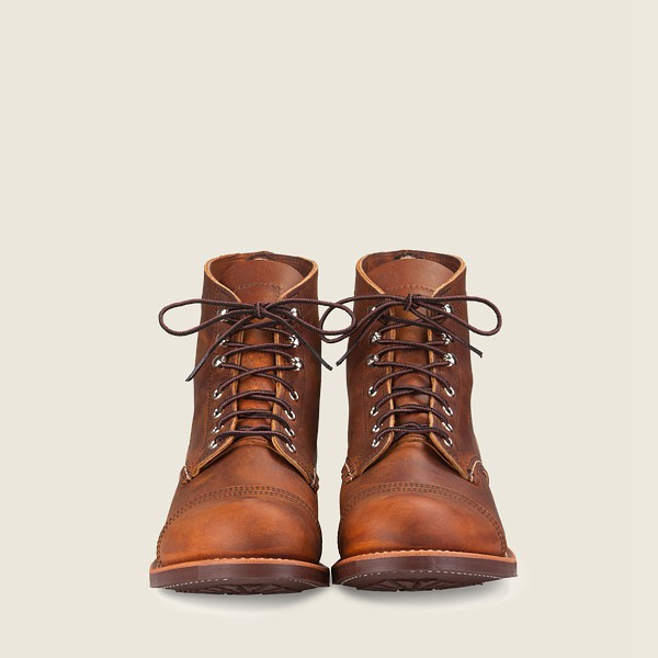 Red Wing Heritage Boots Iron Ranger - 6-Inchr Rough & Tough Læder - Brune - Herre 9082-WJZBK